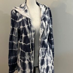 Dark blue and white hoodie